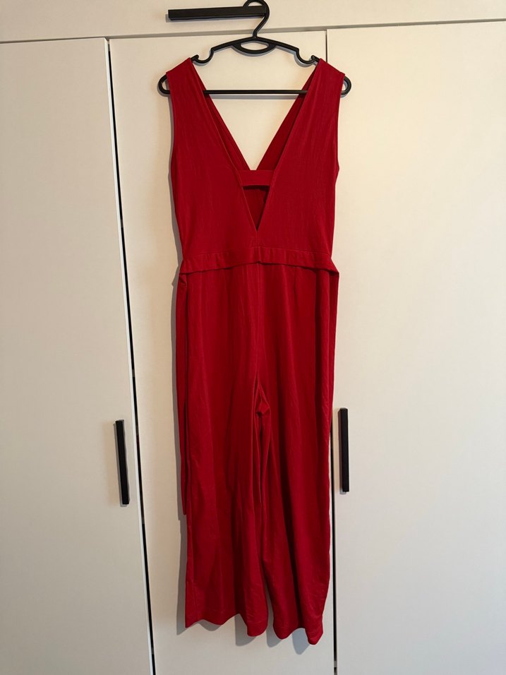 Kadın Kırmızı  Tulum - Görsel 2