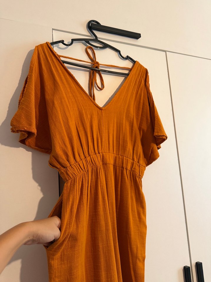 Uzun keten tulum - Görsel 3