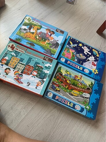 4 kutu eksiksi puzzle