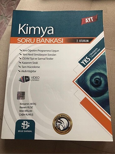 Bilgi Sarmal Yayınları AYT Kimya