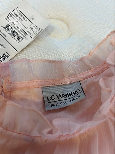 LC Waikiki Çiçekli kız çocuk elbise