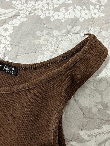 Bershka Askılı crop