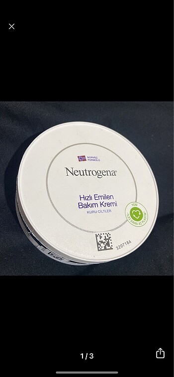 Neutrogena Hızlı Emilen Bakım Kremi