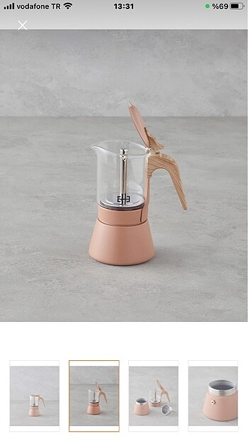English Home English home mini filtre kahve makinesi