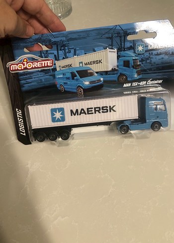  Majorette Maersk Mavi Konteyner Tır Oyuncak