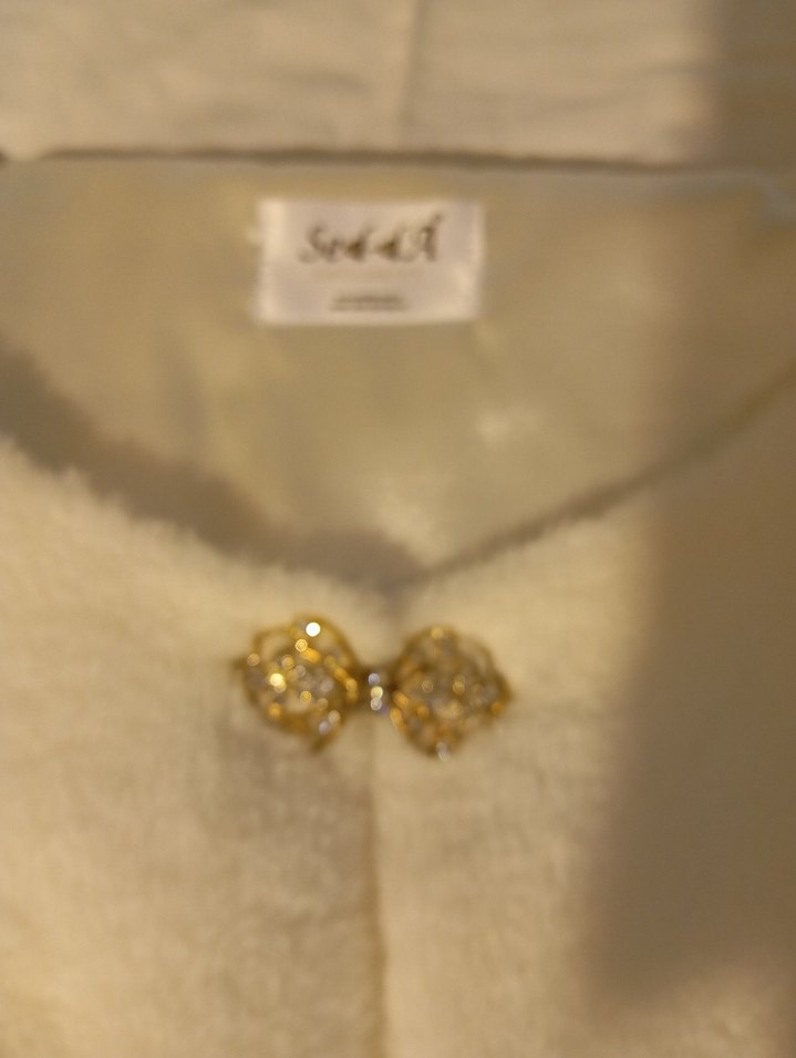 Beyaz Kürk Detaylı Bolero - Görsel 2