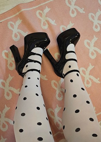 Rugan Mary Jane Platform Topuklu Ayakkabı - Görsel 6