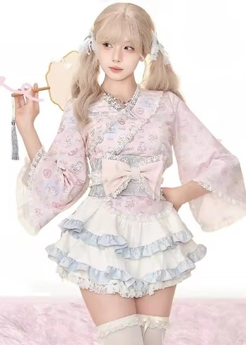 Kawaii Lolita Tarz Japon Set