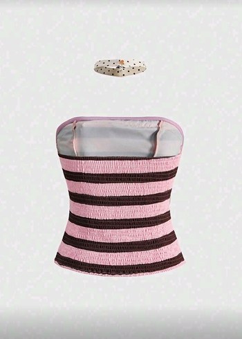 Çizgili Bustiyer - Görsel 2