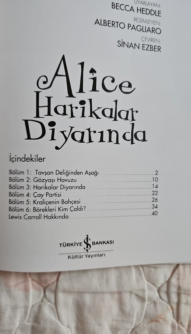 Alice Harikalar Diyarında cizgi roman - Görsel 4