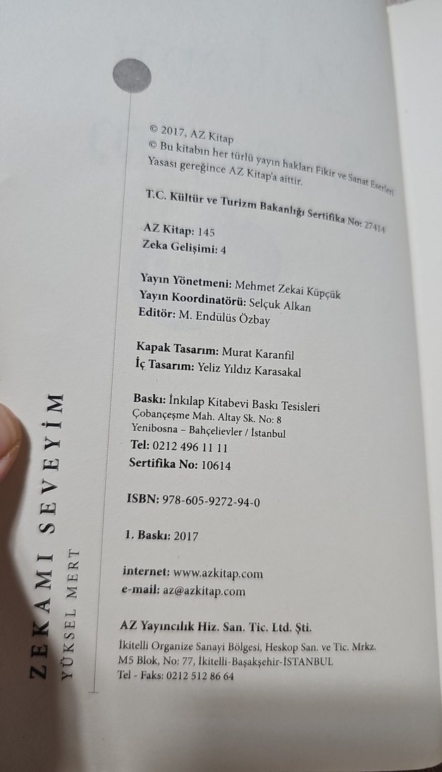 Zekamı Seveyim - Yüksel Mert - Görsel 3