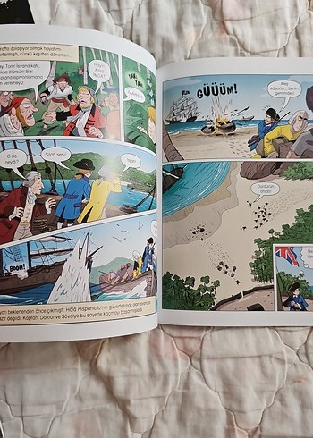 Define Adası - Robert Louis Stevenson cizgi roman - Görsel 4