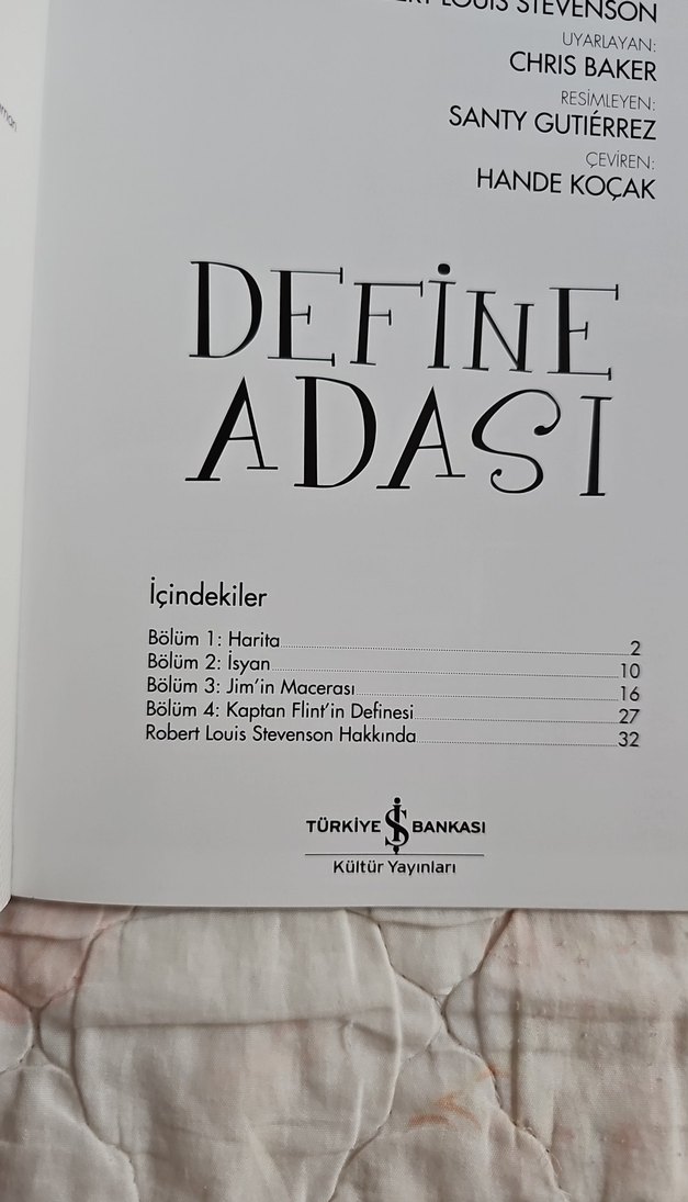 Define Adası - Robert Louis Stevenson cizgi roman - Görsel 2