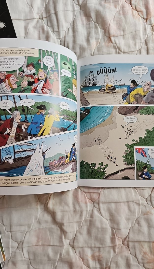 Define Adası - Robert Louis Stevenson cizgi roman - Görsel 4
