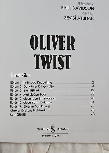 Oliver Twist - Charles Dickens cizgi roman - Görsel 3