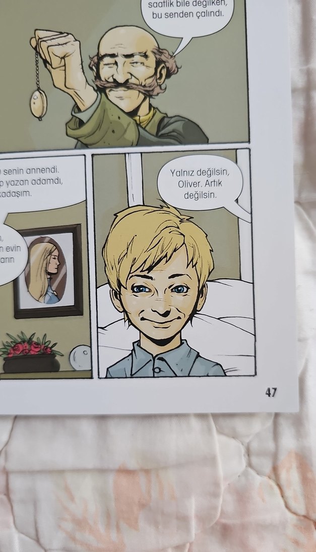 Oliver Twist - Charles Dickens cizgi roman - Görsel 2