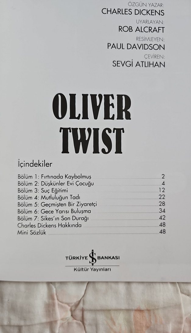 Oliver Twist - Charles Dickens cizgi roman - Görsel 3