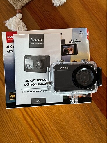 Diğer Bood 4k çift ekranlı aksiyon kamerası ( go pro )