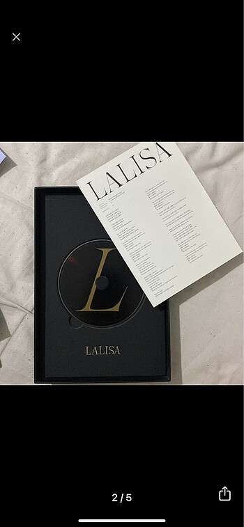  Lalisa First Single Album Black vers.