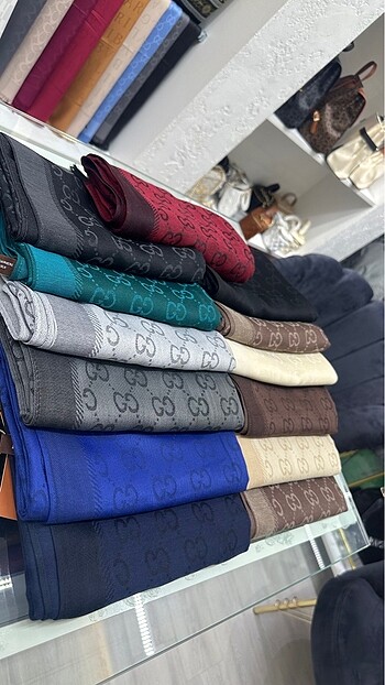 Gucci Gucci ithal yün pamuk şal