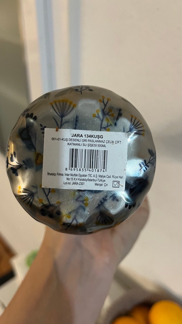 Tantitoni Çelik çift katmanlı su şişesi - Görsel 2