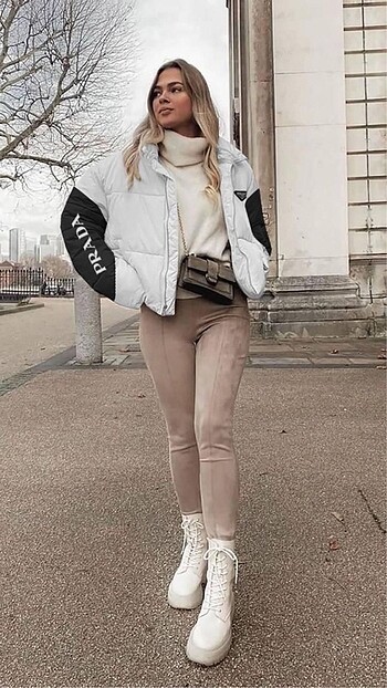 Prada beyaz mont