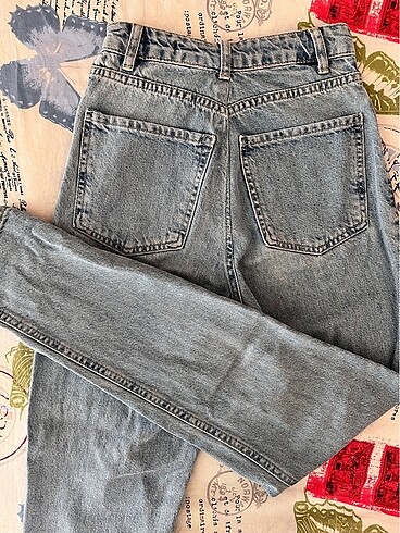 32 Beden mavi Renk Açık mavi Mom Jean
