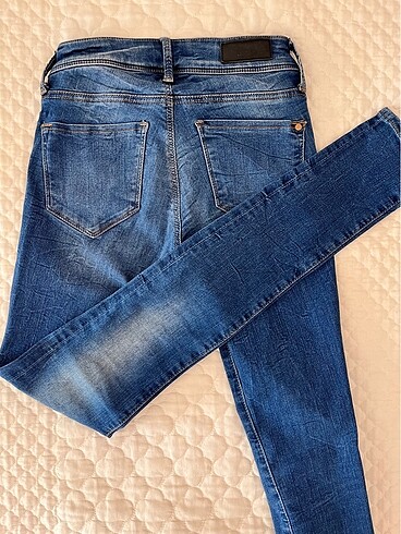 32 Beden Mavi marka grunge y2k jean