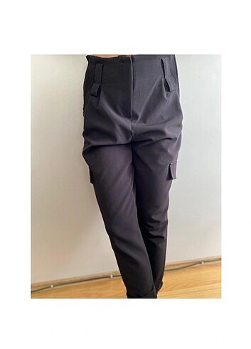 KARGO CEP SİYAH PANTOLON