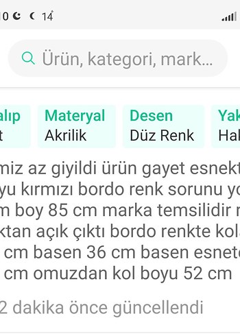 Bordo Yüksek Yakalı Kadın Triko Elbise - Görsel 4