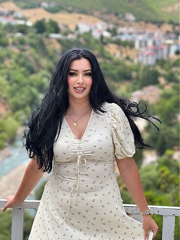 m Beden Yazlık süper kumaş elbise