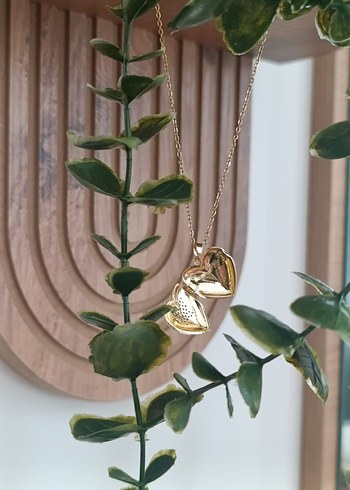 Accessorize Çelik Gold Açılan Kalp Kolye 