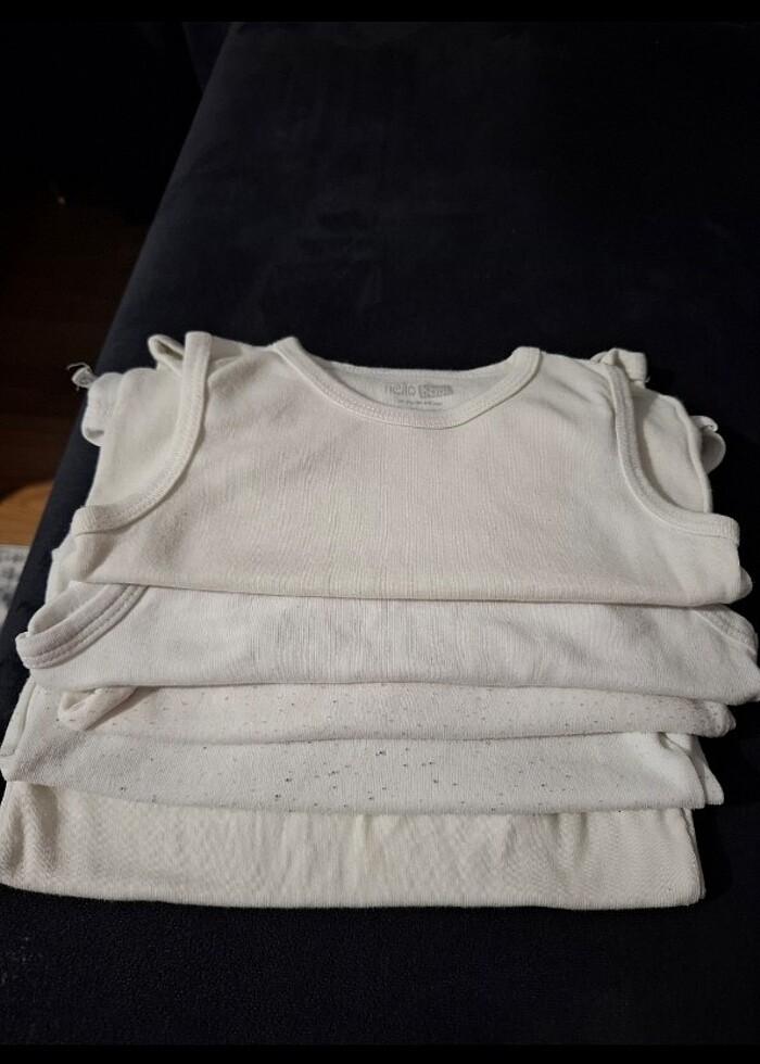 Bebek zıbın atlet (5tane) - Görsel 2