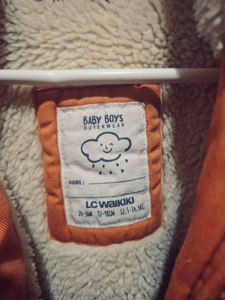 Bej Kürklü Erkek Çocuk Mont - Görsel 4