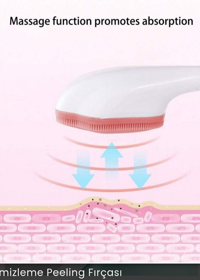 CİLT TEMİZLEME PEELİNG FIRÇASI - Görsel 2
