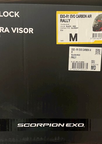 Scorpion r1 eko carbon kn6100 takılı - Görsel 8