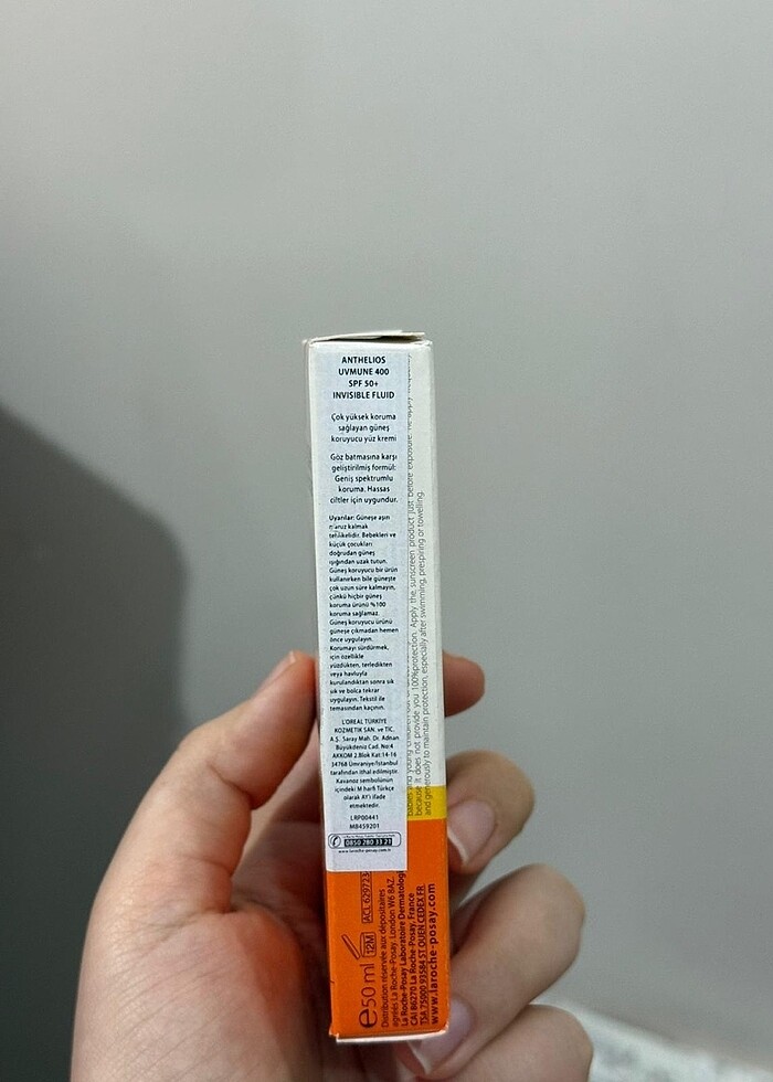 LA ROCHE POSAY ANTHELİOS GÜNEŞ KREMİ - Görsel 2