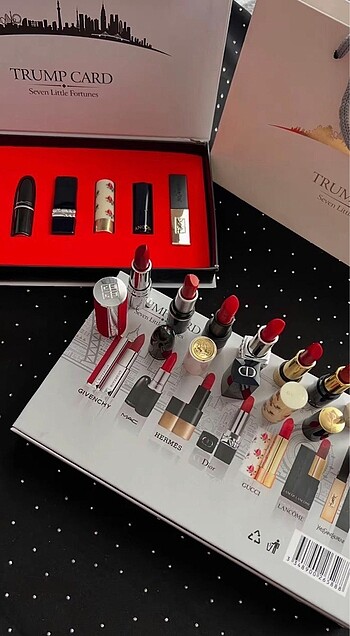 Sephora TRUMP CARD 7?Lİ RUJ SETİ