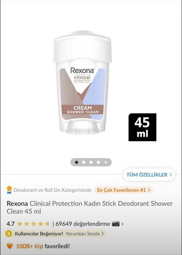 Rexona Roll On Deodorant - Görsel 2