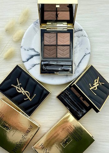 Yves Saint Laurent Couture Clutch Far Paleti - Görsel 7