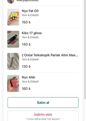 Yeni ürünler