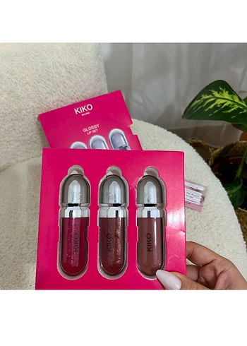 KIKO 3 Lü Gloss Seti