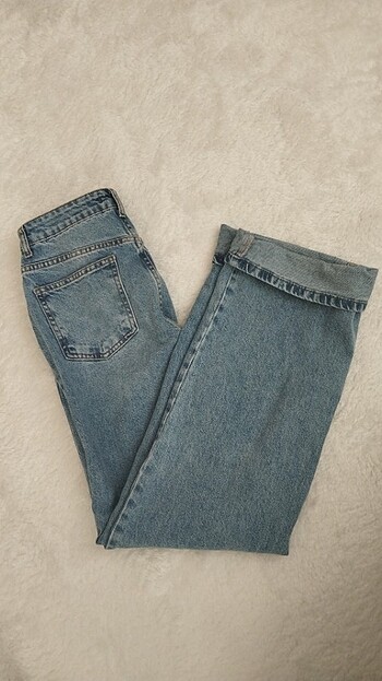 Trendyol & Milla Trendyolmilla mavi straight leg jean S