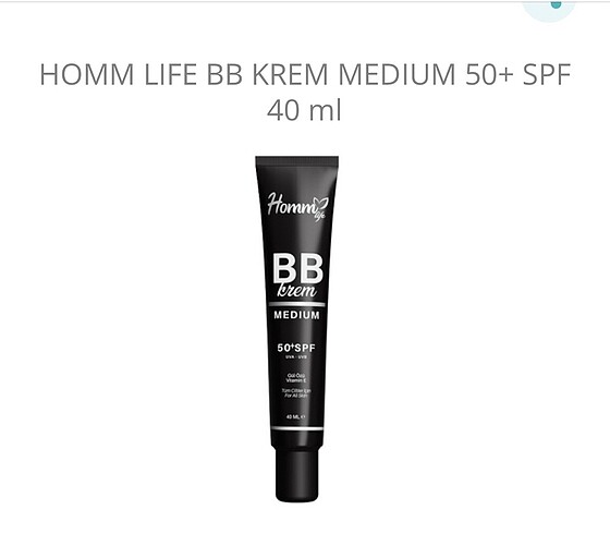 Homm Bitkisel Medium BB Krem