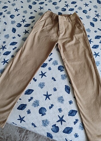 11-12 Yaş Beden camel Renk Lcw 11-12 yaş okul pantolonu Uğur