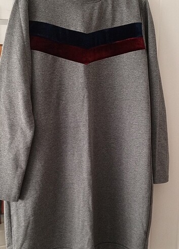 Kadın uzun sweatshirt 
