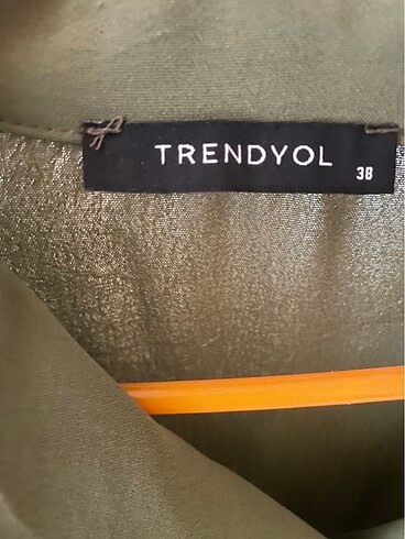m Beden Trendyol haki elbise