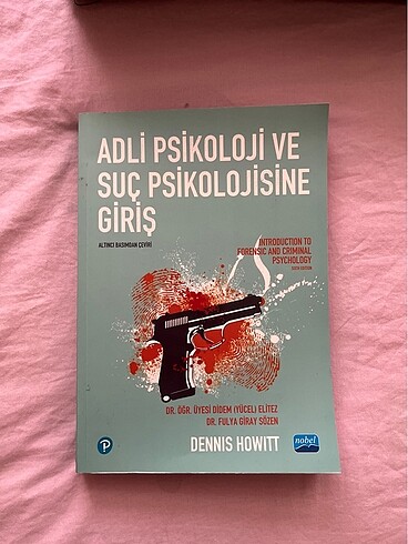 adli psikoloji ve suç psikolojisine giriş
