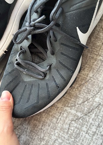 Gri Erkek Spor Ayakkabı Bağcıkları - Görsel 3