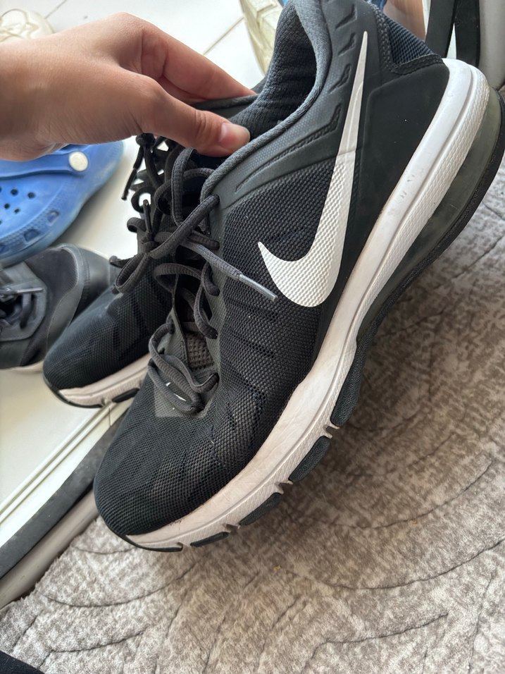 Gri Erkek Spor Ayakkabı Bağcıkları - Görsel 2